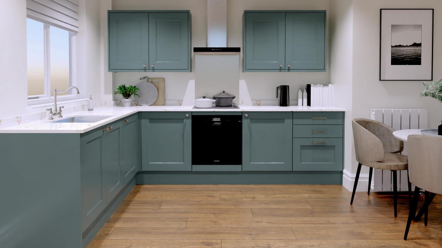 Elmbridge Laguna Blue EKES L Shape