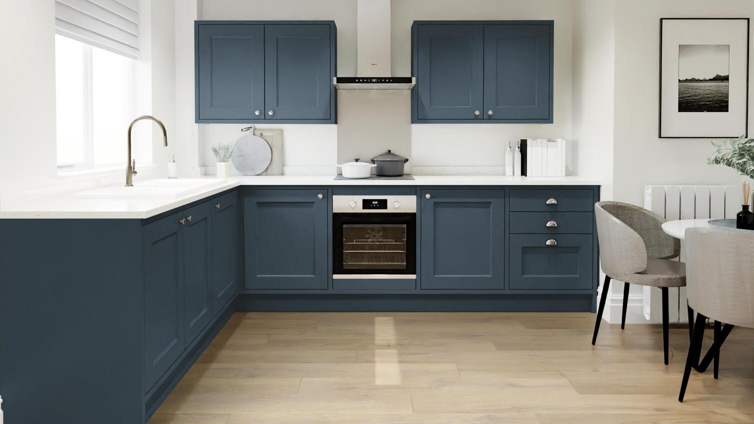 Elmbridge MarineBlue Inframe EKES Set Shot L Shape 