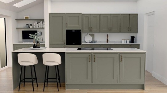 Elmbridge Estate Green Inframe EKES Island