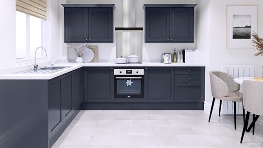 Witney Navy EKES  Set Shot L Shape