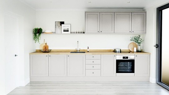 Allendale Dove Grey EKES Single Wall Main Set Shot