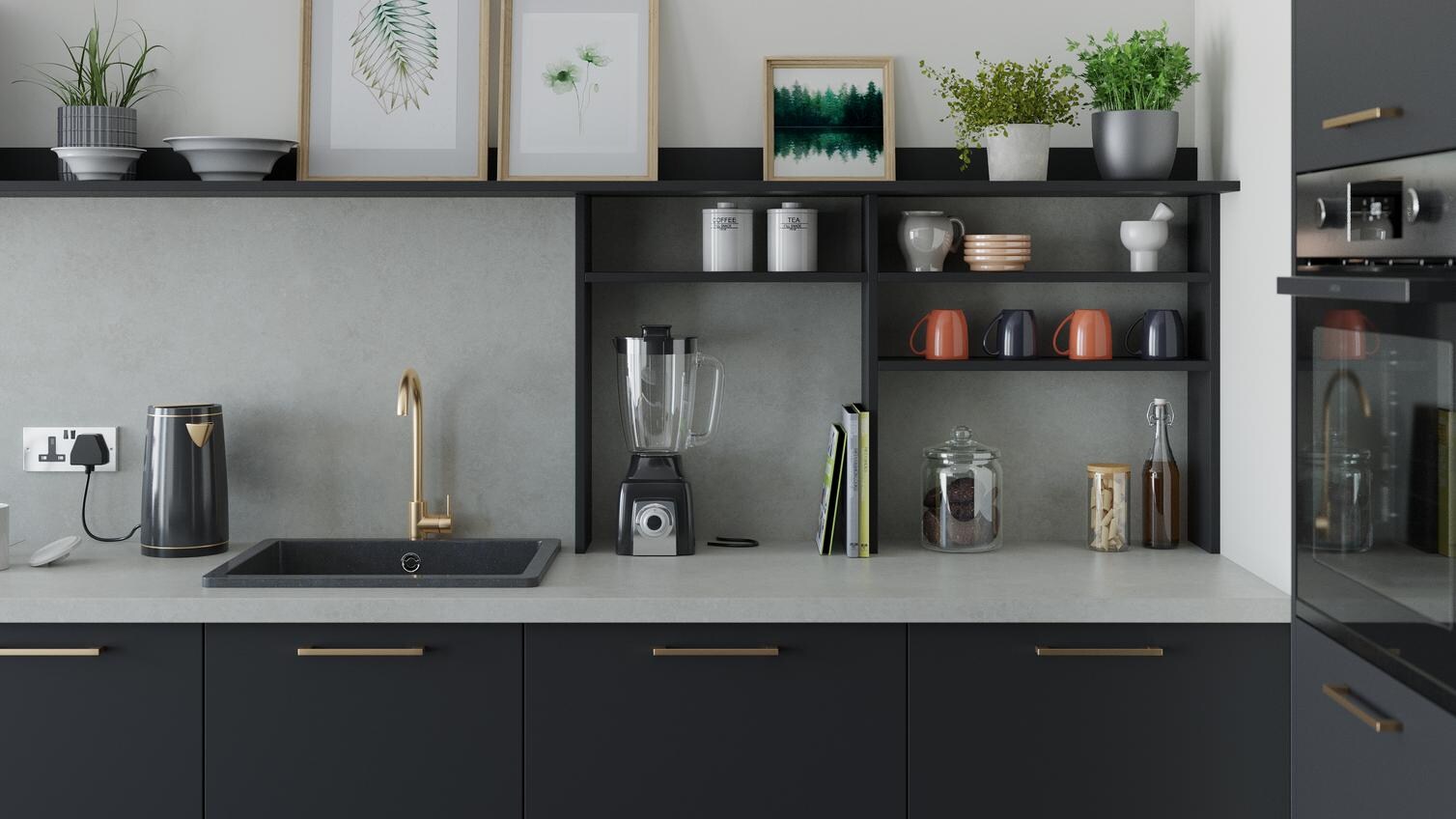 Bespoke Open Shelves