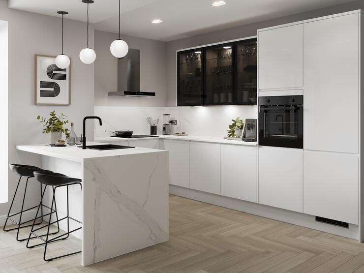 Clerkenwell Gloss White Main Set Shot