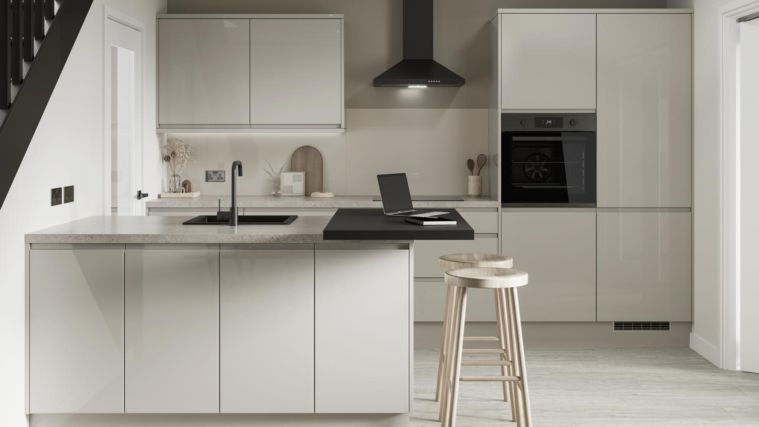 Clerkenwell Gloss Sandstone Main Set Shot 