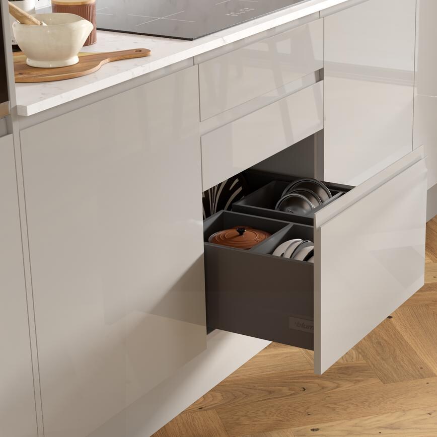 Clerkenwell Gloss Sandstone Drawer Storage