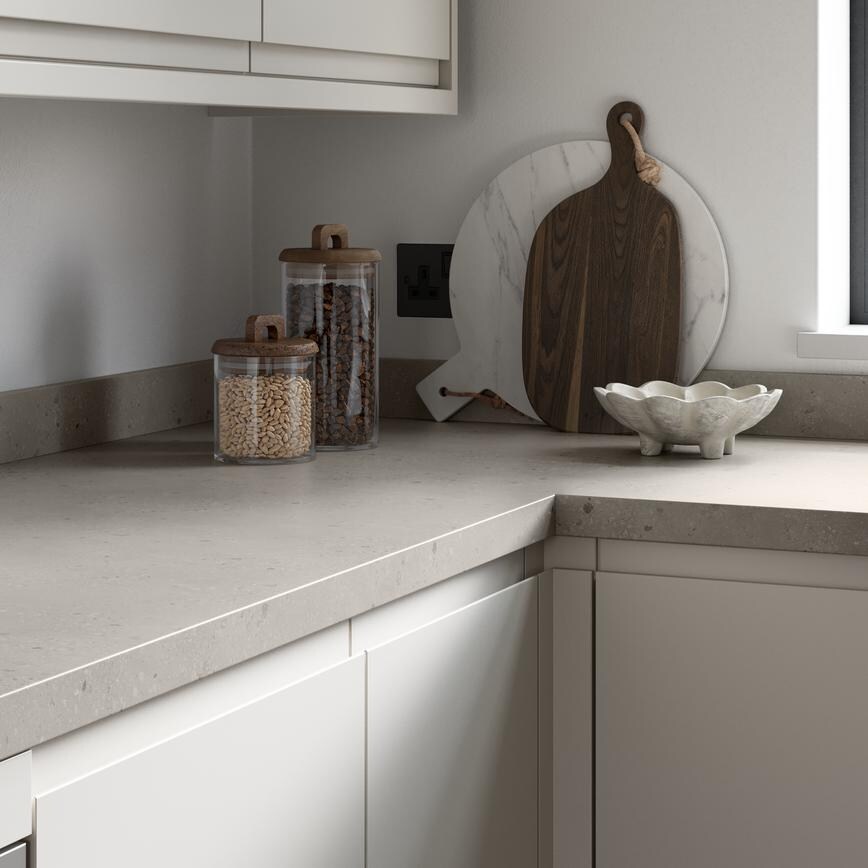 Clerkenwell Super Matt Porcelain Sandstone Worktop 