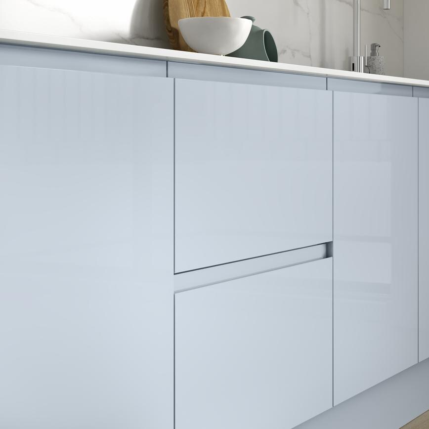 Clerkenwell Gloss Mist Dove Grey Bank of Frontals 
