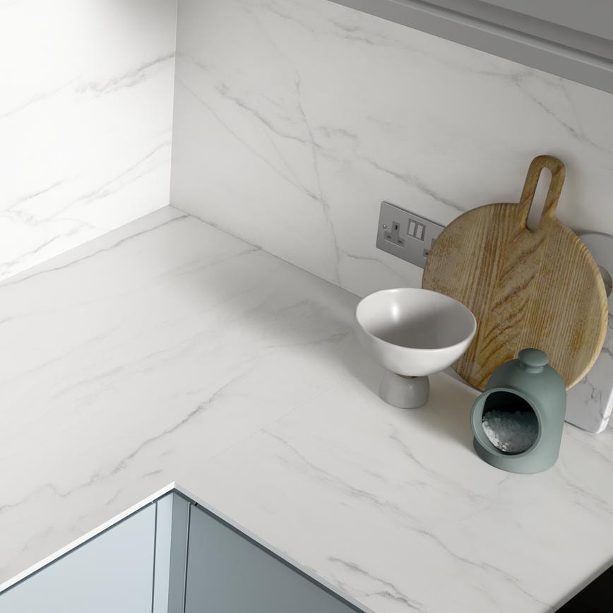 Clerkenwell Gloss Mist & Dove Grey Worktop