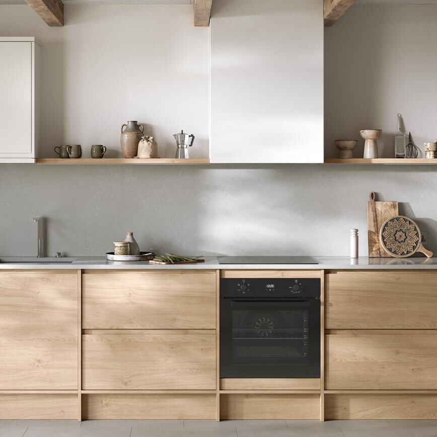 Clerkenwell Natural Oak & Super Matt Porcelain Alternative Set Shot