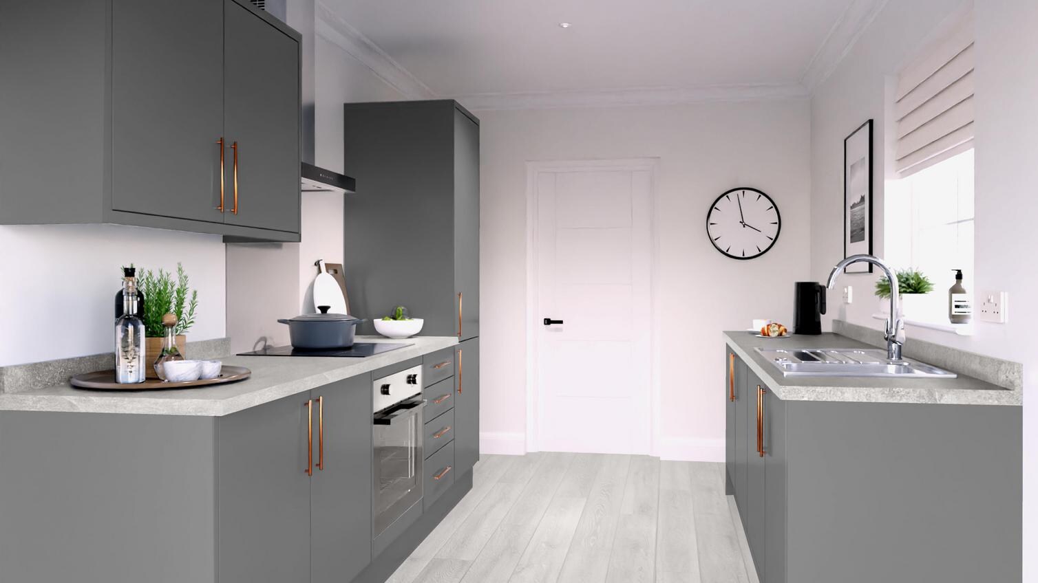 Greenwich Standard Slate Grey EKES Galley