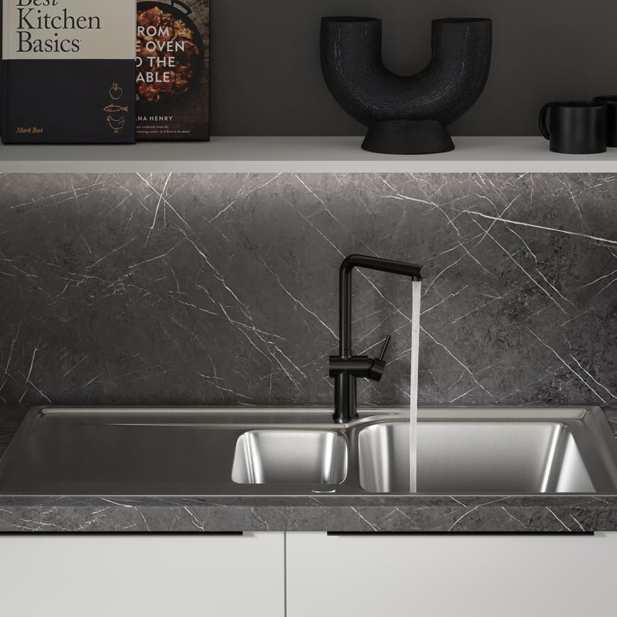 Greenwich Gloss White Sink & Tap