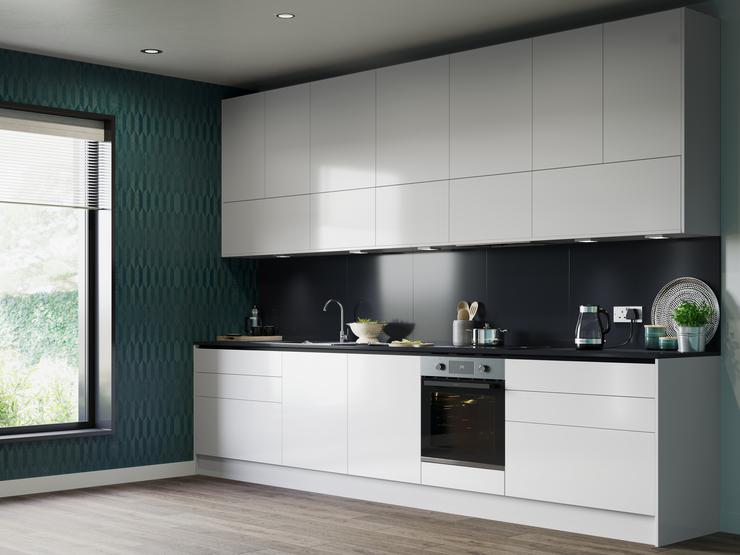 Greenwich_Gloss_DoveGrey_Handleless_MainSetShot_Final