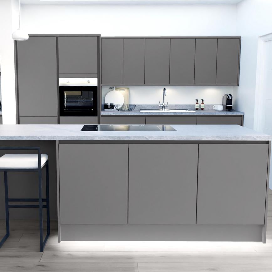 Greenwich Slate Grey Linear EKES Island