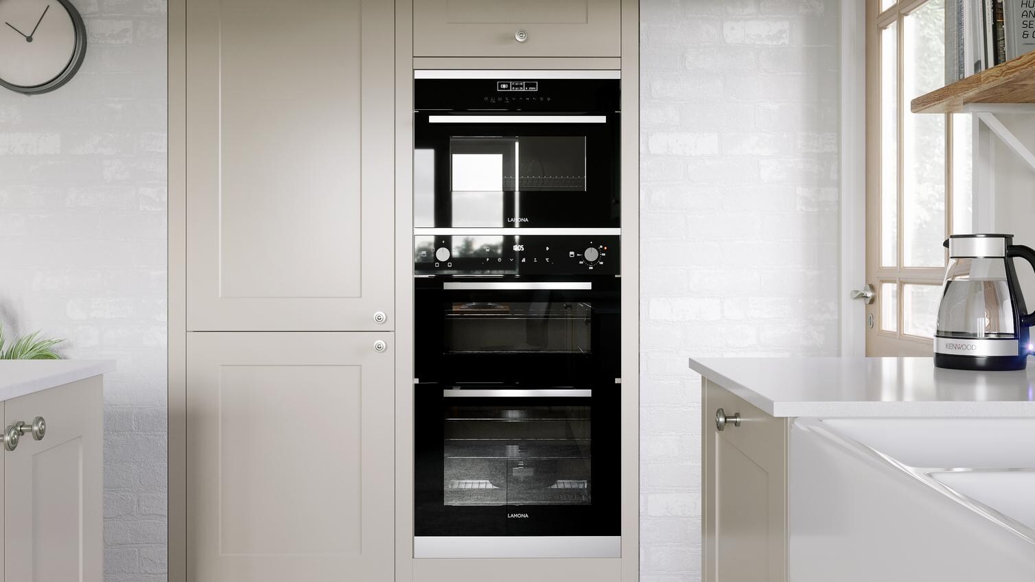 Lamona double multi-function oven and combination microwave