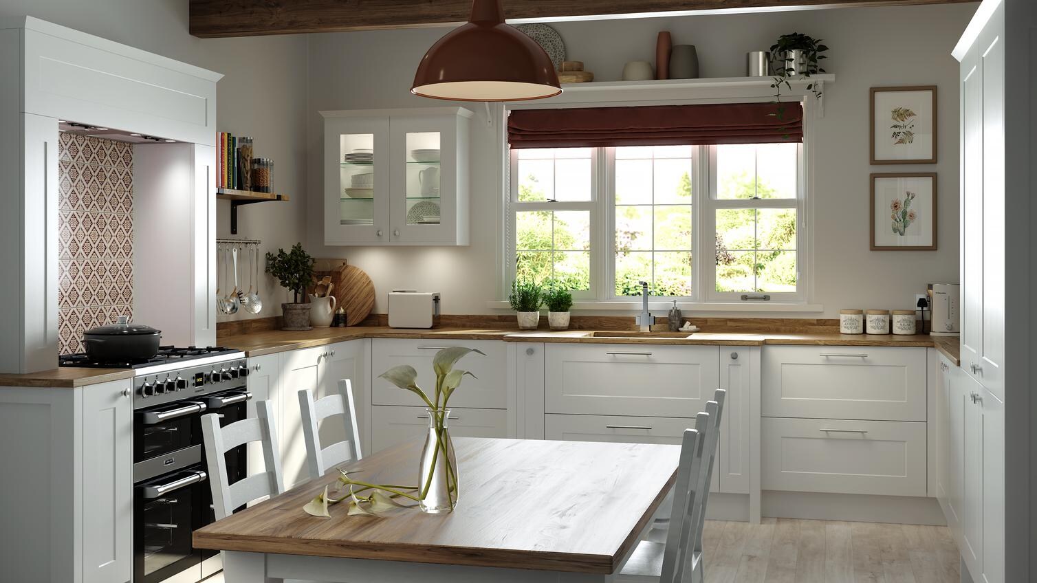Chelford White - Shaker Kitchen