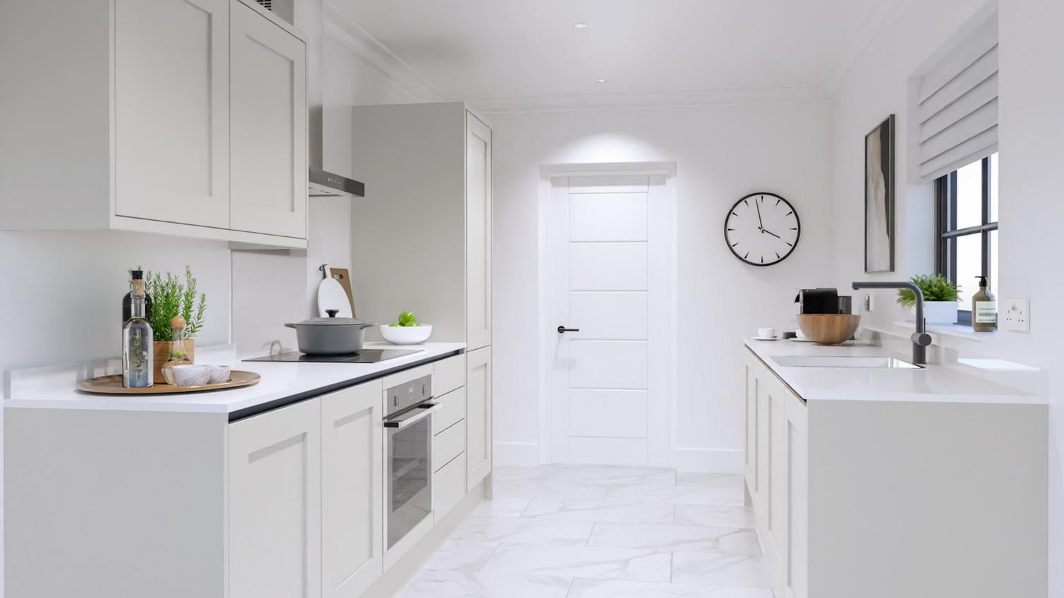 Chelford White Handless EKES Galley