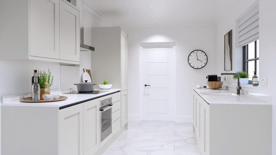 Chelford White Handless EKES Galley
