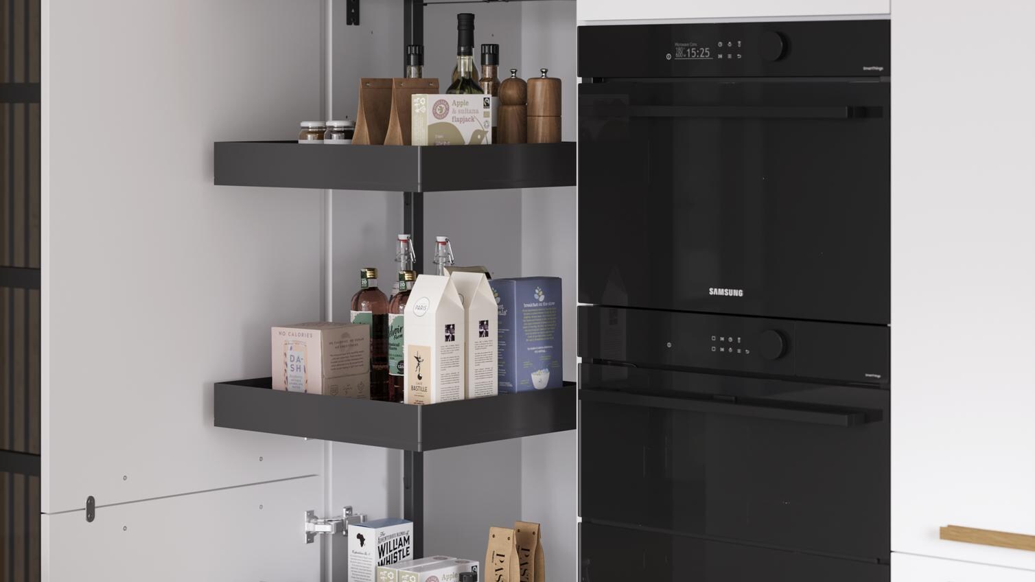 Hockley Super Matt White Storage Larder Additional