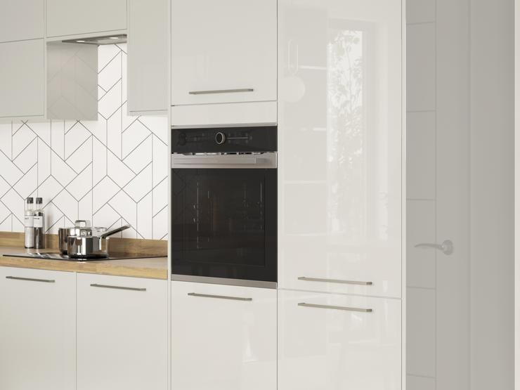 Hockley Mirror Gloss Dove Grey - Oven cameo