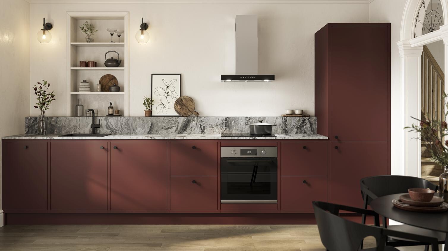 Hockley SM Garnet Red Inframe Main Set Shot