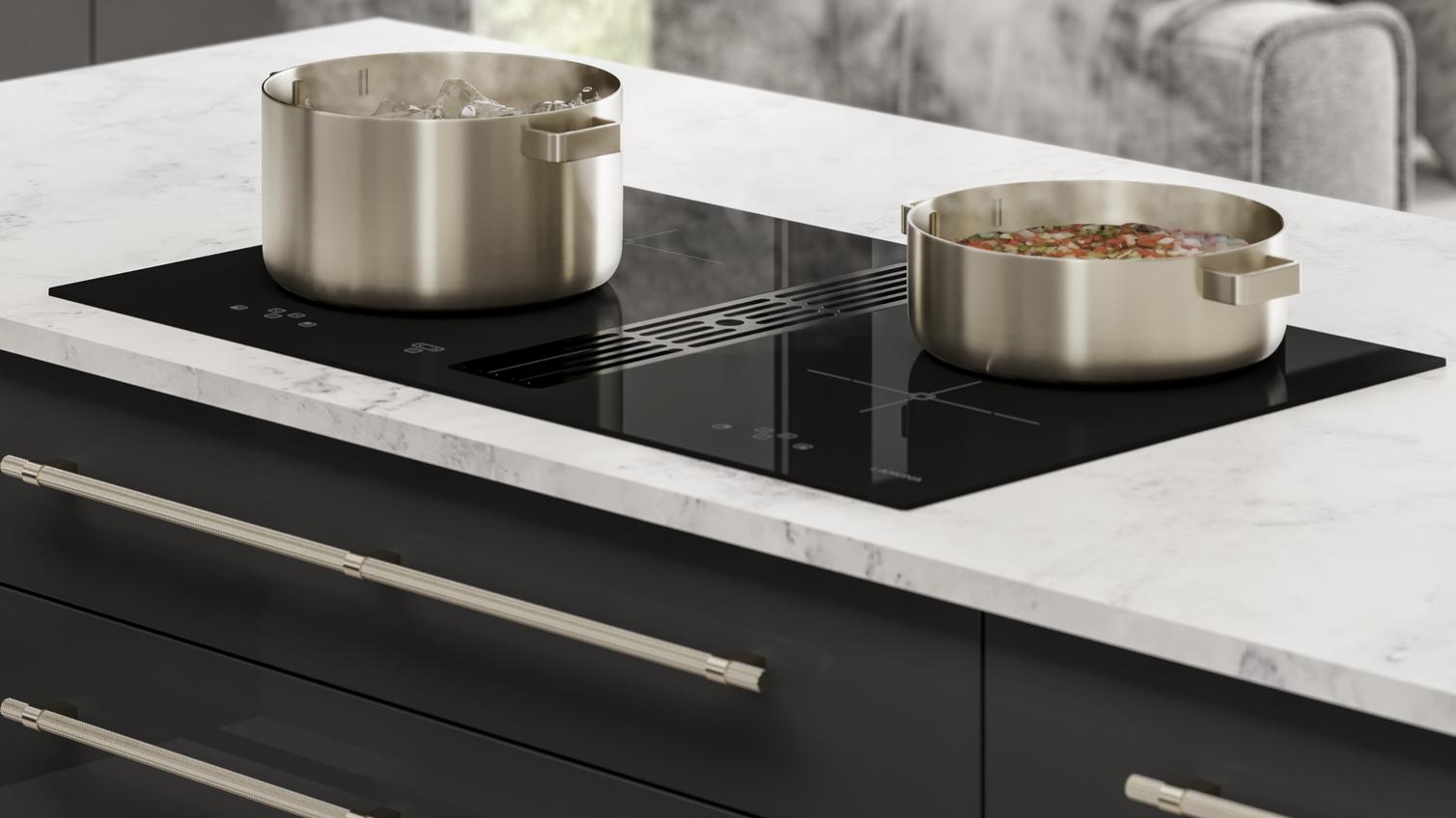 Hockley Mirror Gloss Charcoal Hob Cameo 