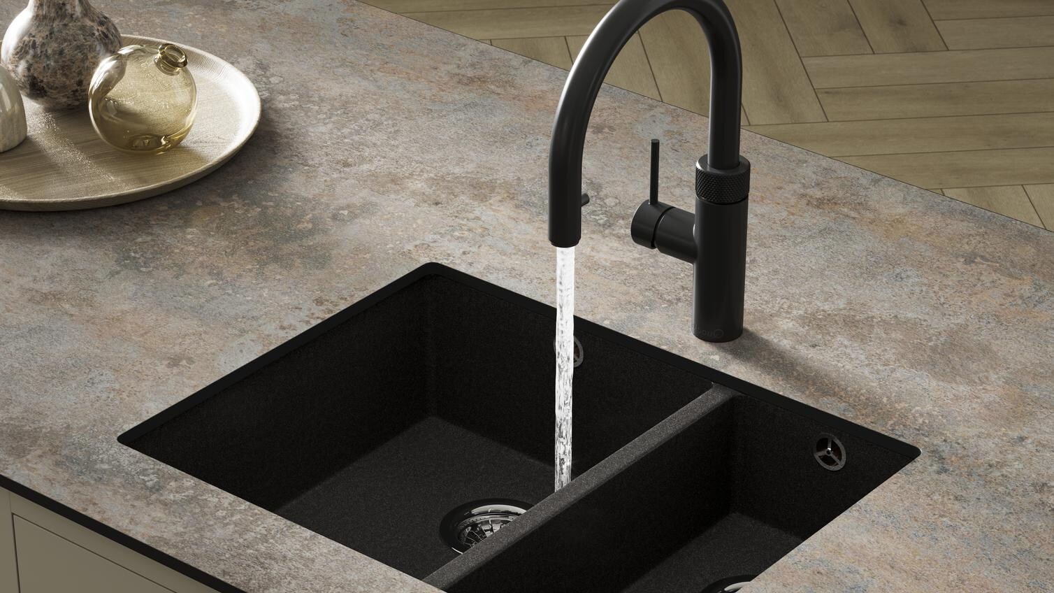 Hockley Super Matt Charcoal In-Frame Sink Cameo