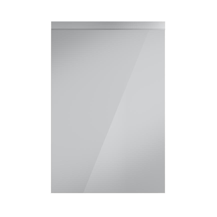 Hockley Mirror Gloss Dove Grey Handleless Frontal