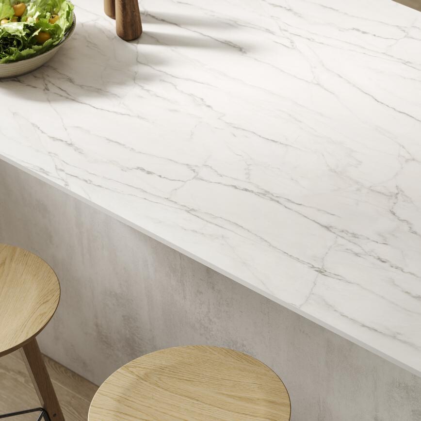 Hockley Textures White Stone Worktop 