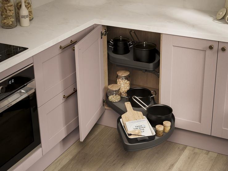 Halesworth Antique Rose 1000 Full Extension Corner Storage