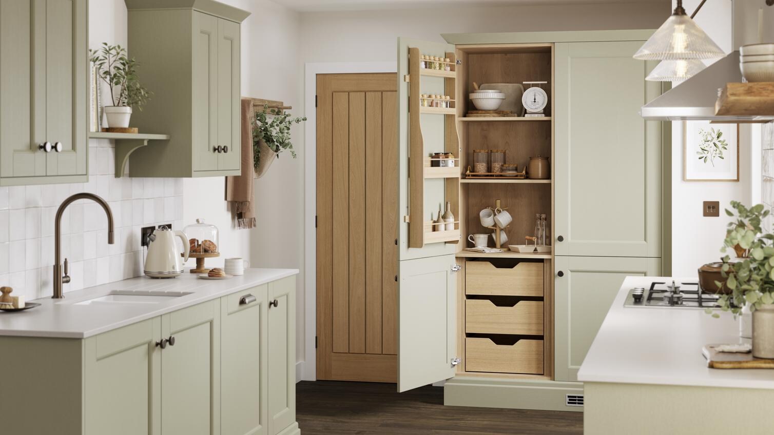 Bridgemere Sage Green Storage