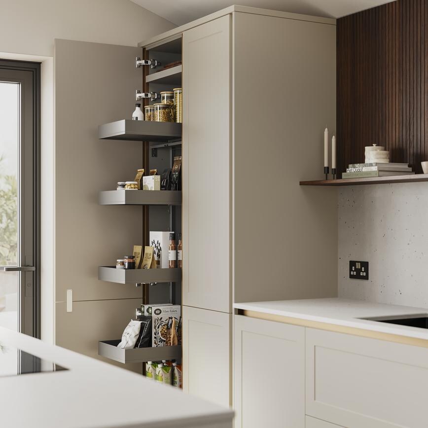 Frome Porcelain Handleless Tower Storage
