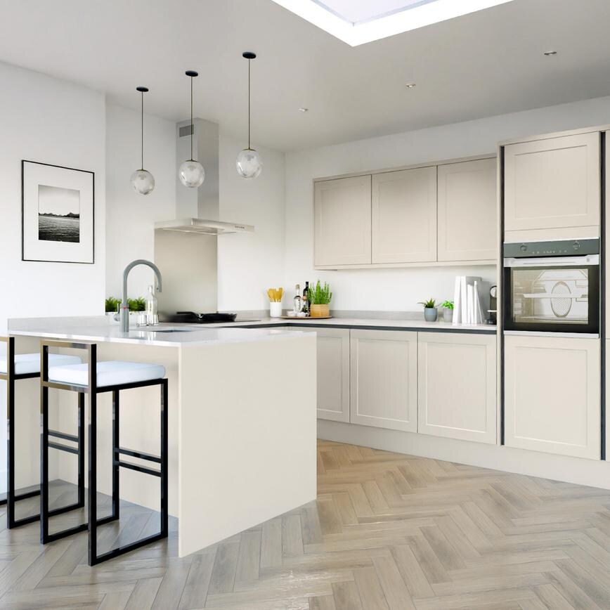 Frome Porcelain Handleless EKES Peninsula