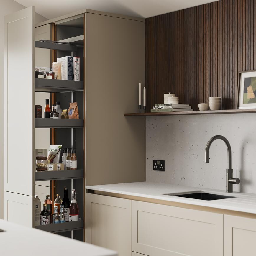 Frome Sandstone Handleless Tower Storage Additional