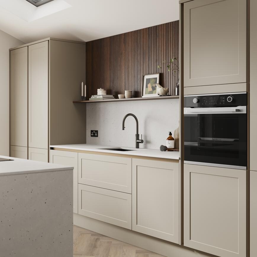 Frome Sandstone Handleless Alternative Angle