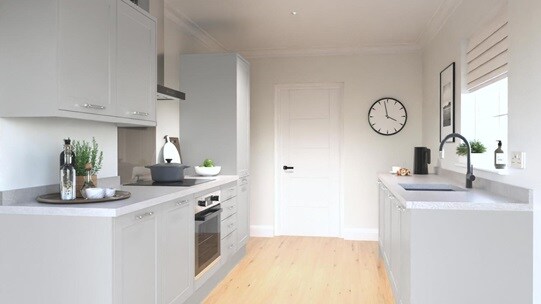 Frome Dove Grey EKES Set Shot Galley