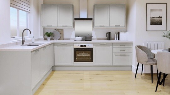 Frome Dove Grey EKES Set Shot L-Shaped