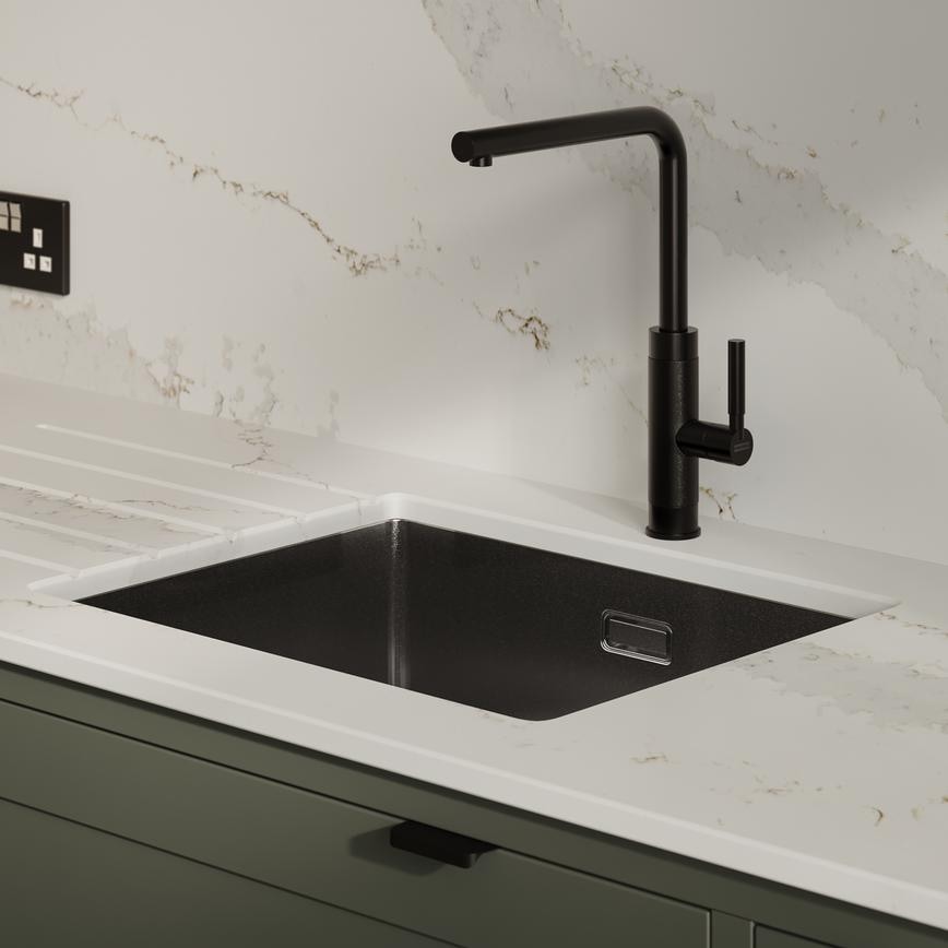 Frome Ash Green Inframe Sink & Tap 