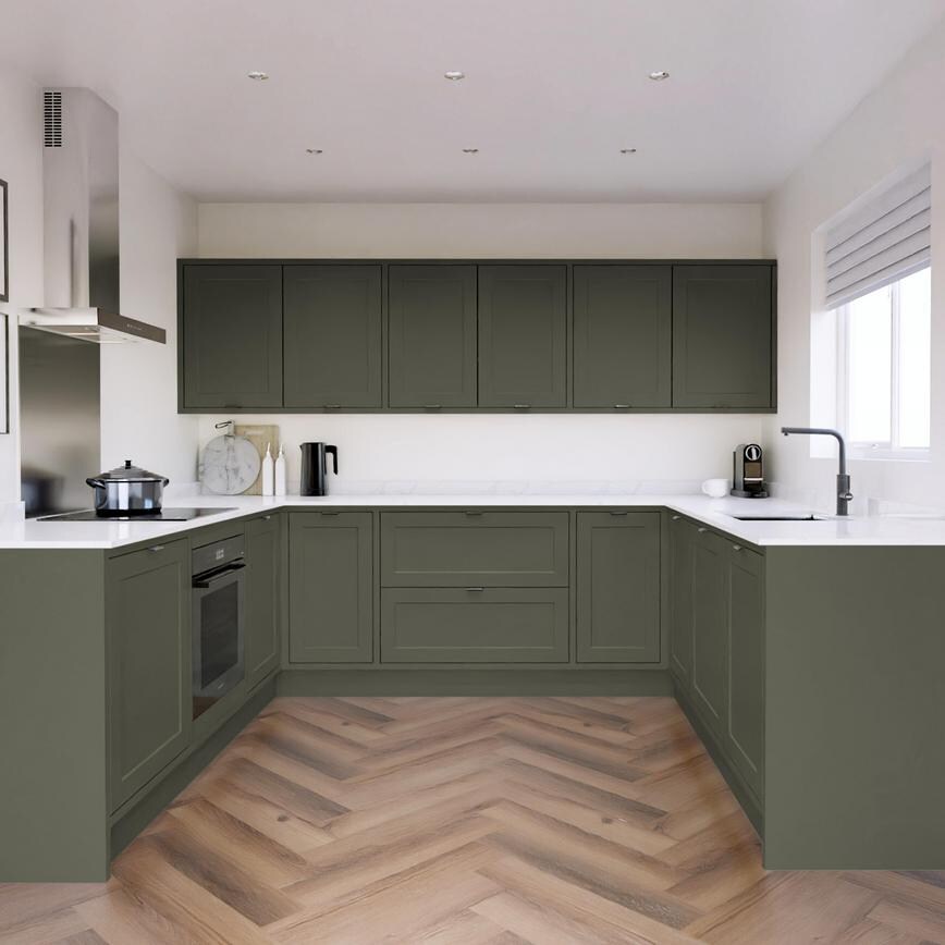 Frome Ash Green In Frame EKES UShaped