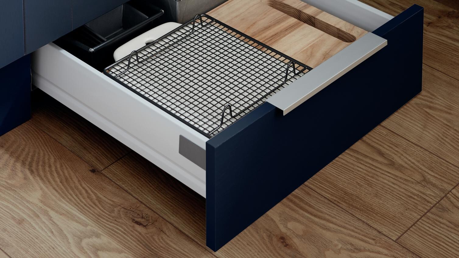 Fairford Navy plinth drawer