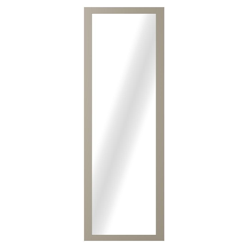 Shaker Pebble Frame Mirrored 762mm x 2225mm Sliding Wardrobe Door