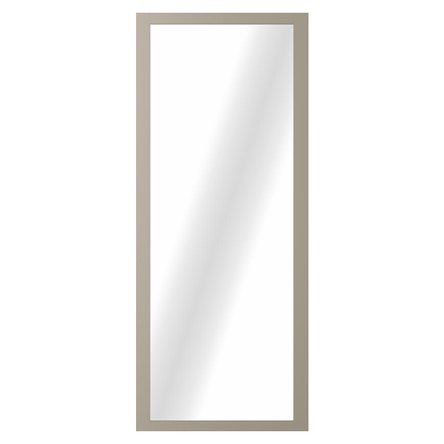 Shaker Pebble Frame Mirrored 914mm x 2225mm Sliding Wardrobe Door