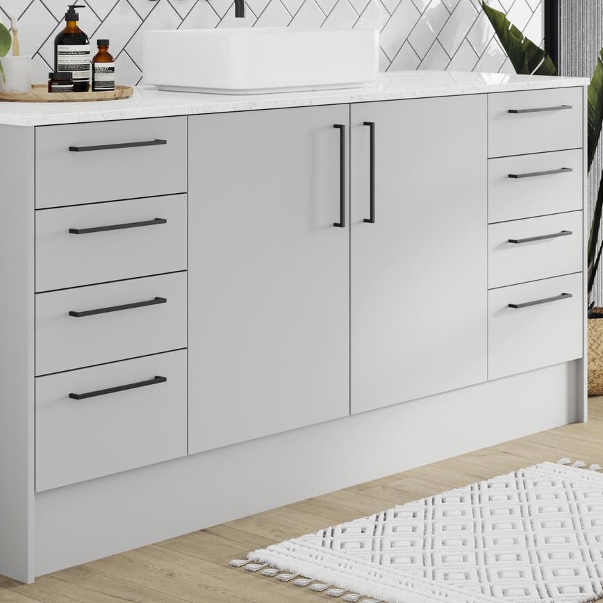 Greenwich Gloss Dove Grey Bathroom Frontals