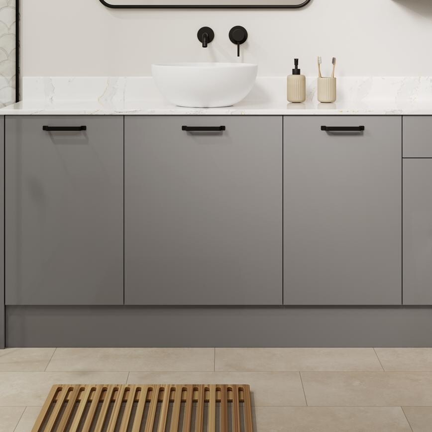 Greenwich Gloss Slate Grey Bathroom Alternative Set Shot
