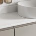 Clerkenwell Gloss Sand Grey Bathroom Worktop