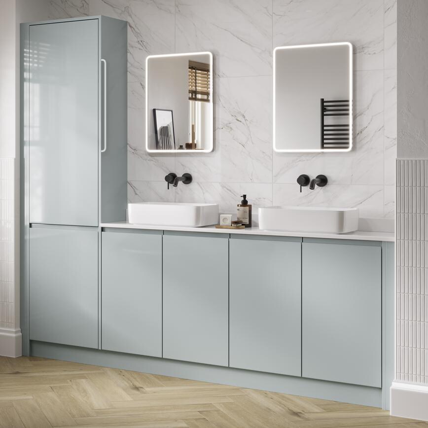 Clerkenwell Gloss Mist Bathroom Main Set Shot