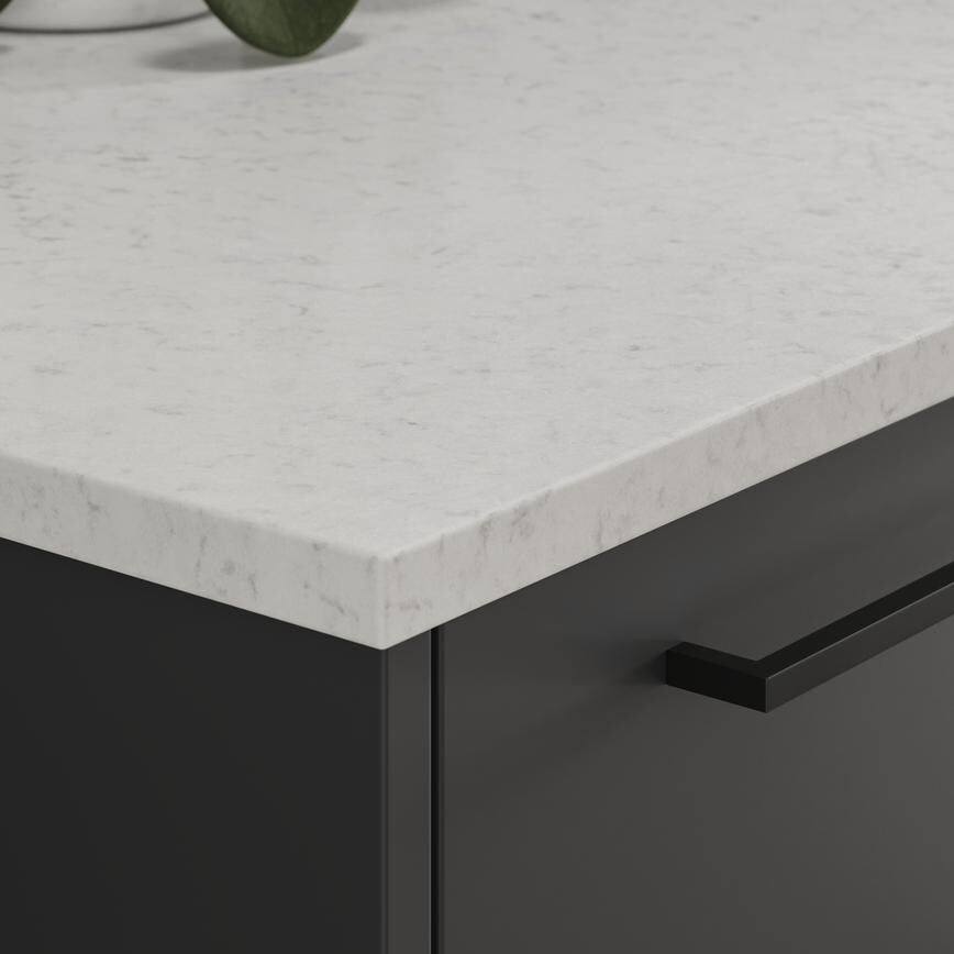 Hockley Super Matt Charcoal Bathroom - Worktop cameo