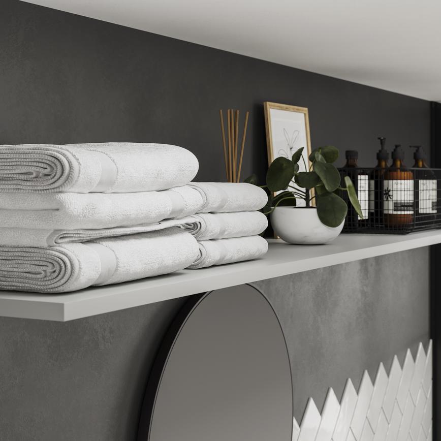 Hockley Super Matt Dove Grey Bathroom Shelves