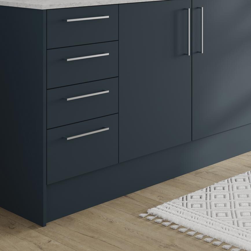 Hockley Super Matt Marine Blue Bathroom Cabinet Cameo