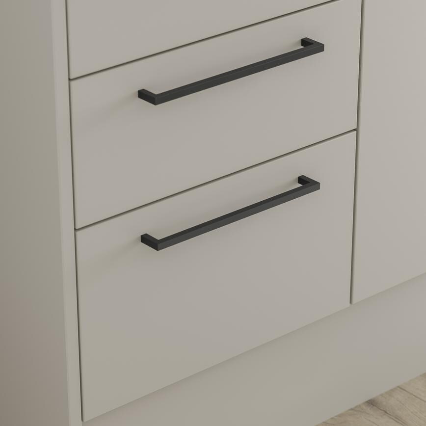 Hockley Super Matt Sandstone Bathroom Drawers