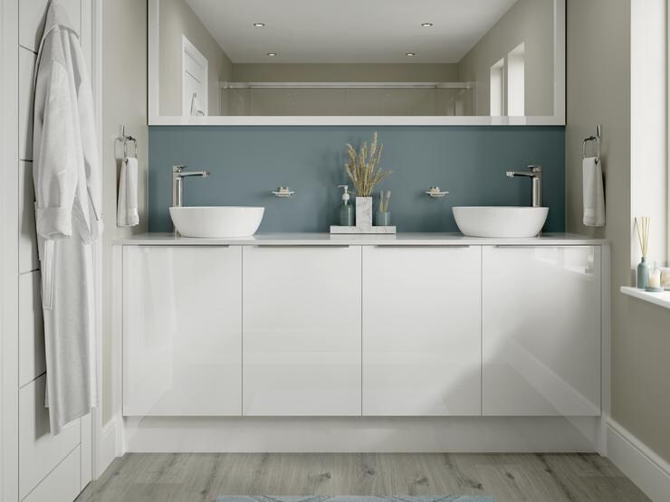 Hockley Mirror Gloss White Bathroom